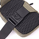 Невелика слінг сумка для подорожей із якісного текстилю Vintage 22871 Зелений, фото 5