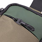 Невелика слінг сумка для подорожей із якісного текстилю Vintage 22871 Зелений, фото 6