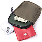 Невелика слінг сумка для подорожей із якісного текстилю Vintage 22871 Зелений, фото 7