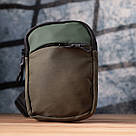 Невелика слінг сумка для подорожей із якісного текстилю Vintage 22871 Зелений, фото 8