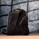 Невелика слінг сумка для подорожей із якісного текстилю Vintage 22871 Зелений, фото 9