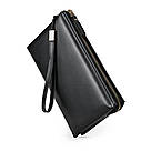 Чоловіча барсетка на зап'ястя зі шкіри 20237 Vintage Чорна, фото 7