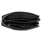 Чоловіча барсетка на зап'ястя зі шкіри 20237 Vintage Чорна, фото 10