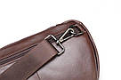 Чоловіча сумка-слінг шкіряна 14737 Vintage Коричнева, фото 9
