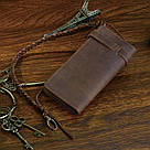 Чоловік клатч Vintage 14383 з вінтажній шкіри Коричневий, фото 2