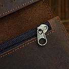 Чоловік клатч Vintage 14383 з вінтажній шкіри Коричневий, фото 6