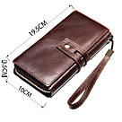 Чоловічий клатч в гладкій шкірі 20236 Vintage Коричневий, фото 3