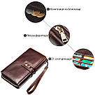 Чоловічий клатч в гладкій шкірі 20236 Vintage Коричневий, фото 4