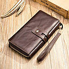 Чоловічий клатч в гладкій шкірі 20236 Vintage Коричневий, фото 5