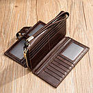 Чоловічий клатч в гладкій шкірі 20236 Vintage Коричневий, фото 6