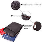 Чоловіча вертикальна сумка з натуральної шкіри Vintage 22863 Коричневий, фото 4