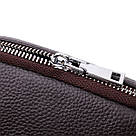 Чоловіча вертикальна сумка з натуральної шкіри Vintage 22863 Коричневий, фото 6