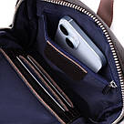 Чоловіча вертикальна сумка з натуральної шкіри Vintage 22863 Коричневий, фото 7