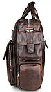 Сумка чоловіча Vintage 14370 Коричнева, фото 6