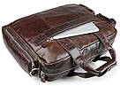 Сумка чоловіча Vintage 14370 Коричнева, фото 8