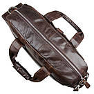 Сумка чоловіча Vintage 14370 Коричнева, фото 9