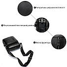 Сумка чоловіча Vintage 14701 Чорна, фото 9