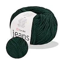 Пряжа YarnArt Jeans  Сосновий бір No92