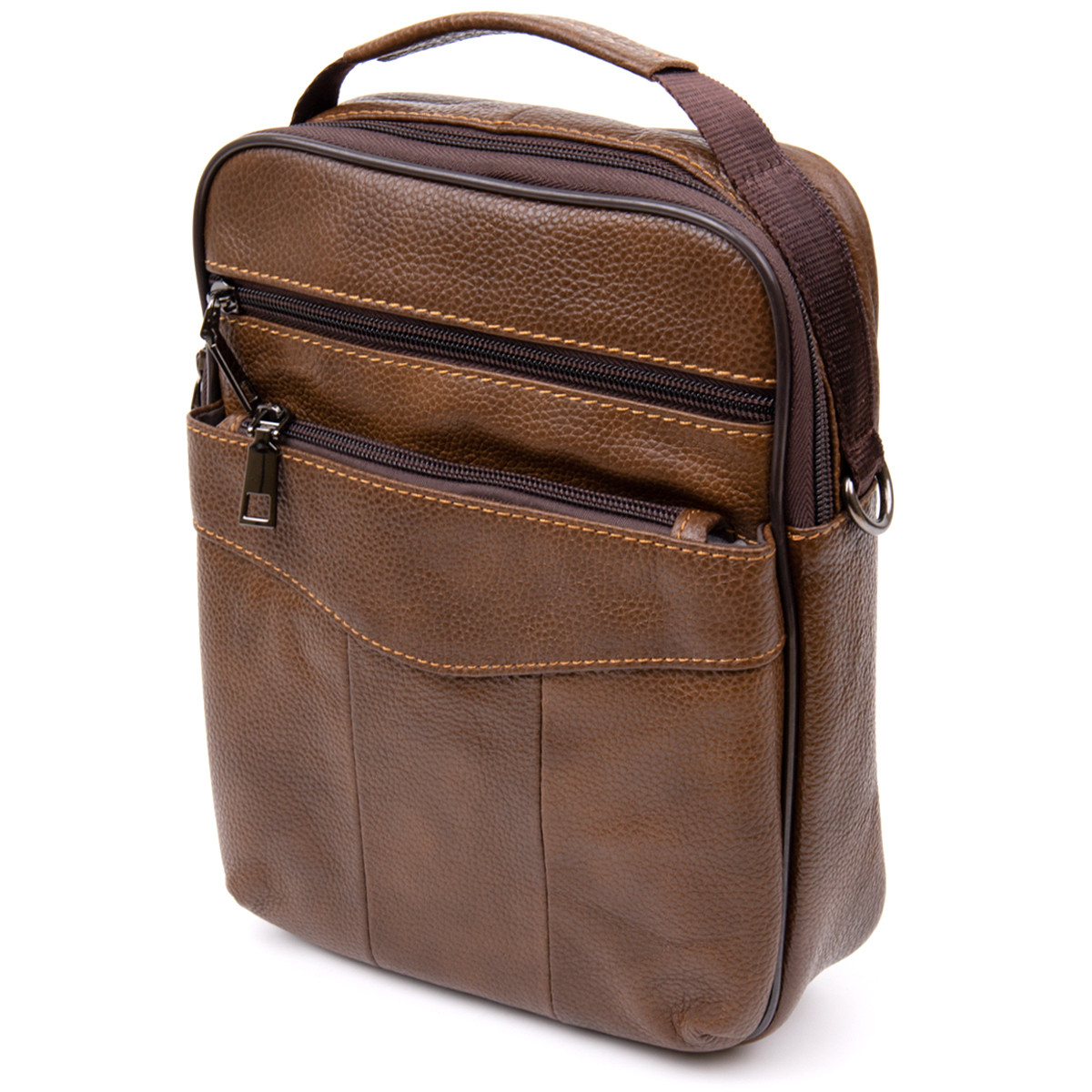 Мессенджер чоловічий Vintage 20392 Коричневий, фото 1