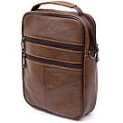 Мессенджер чоловічий Vintage 20392 Коричневий, фото 2