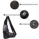 Сумка крос боді Vintage 20403 Чорна, фото 4