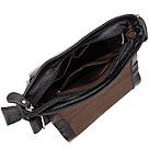 Сумка чоловіча класична з клапаном флотар Vintage 20410 Чорна, фото 8