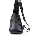 Сумка крос боді смарт зі шкірозамінника Vintage 20571 Чорна, фото 2