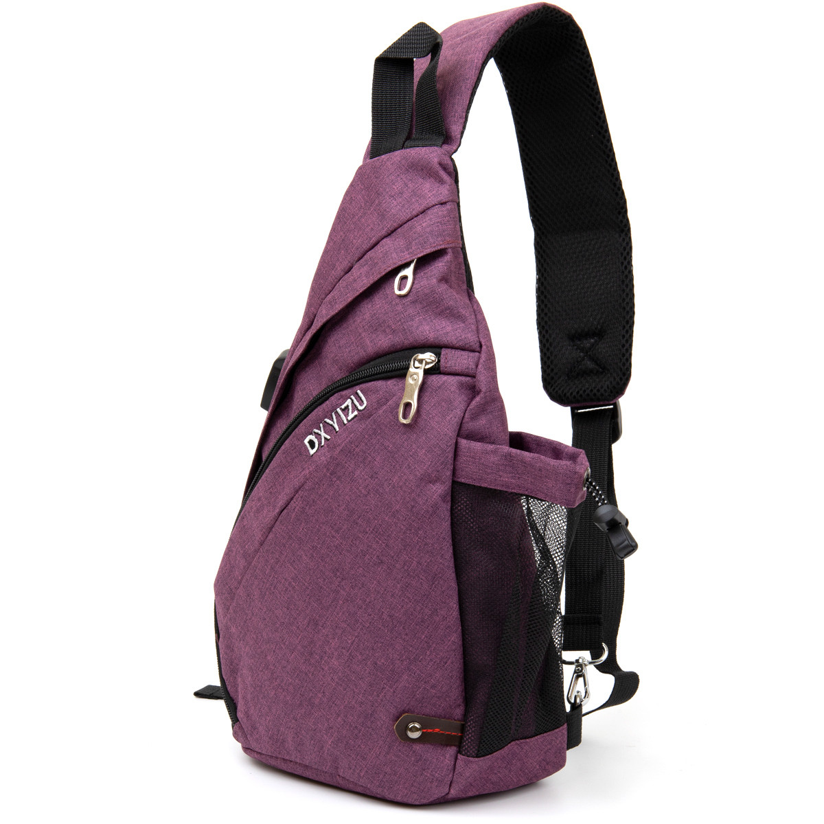 Сумка унісекс через плече смарт текстильна Vintage 20552 Малинова, фото 1