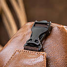 Сумка через плече на два відділення кожзам Vintage 20561 Світло-коричнева, фото 8