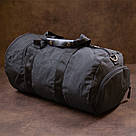 Спортивна сумка текстильна Vintage 20640 Чорна, фото 10