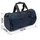 Спортивна сумка текстильна Vintage 20644 Синя, фото 4