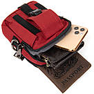 Сумка на пояс нейлон Vintage 20647 Червона, фото 5