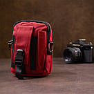 Сумка на пояс нейлон Vintage 20647 Червона, фото 8