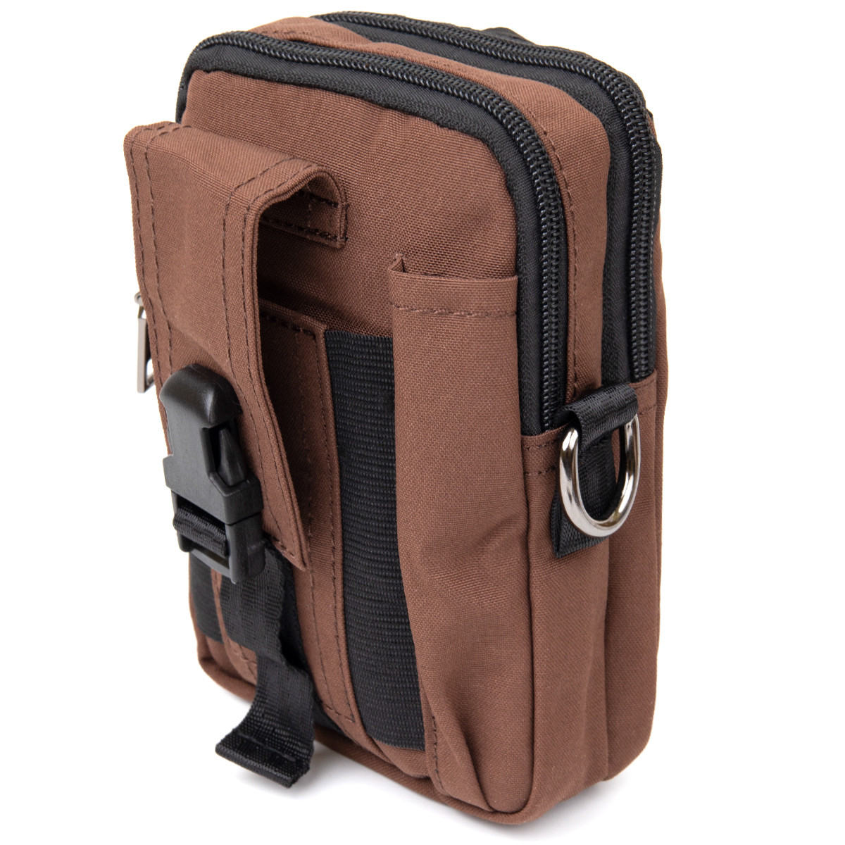 Сумка на пояс нейлон Vintage 20648 Коричнева, фото 1