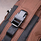 Сумка на пояс нейлон Vintage 20648 Коричнева, фото 9