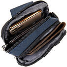 Сумка на пояс нейлон Vintage 20649 Синя, фото 3