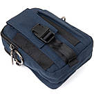 Сумка на пояс нейлон Vintage 20649 Синя, фото 6