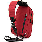 Сумка через плече нейлон Vintage 20629 Червона, фото 2