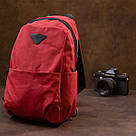 Сумка через плече нейлон Vintage 20629 Червона, фото 9