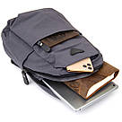 Сумка через плече нейлон Vintage 20630 Сіра, фото 8