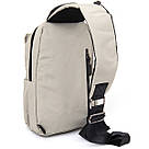 Сумка через плече нейлон Vintage 20631 Світло-сіра, фото 2