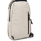 Сумка через плече нейлон Vintage 20631 Світло-сіра, фото 5