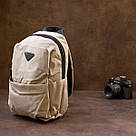 Сумка через плече нейлон Vintage 20631 Світло-сіра, фото 8