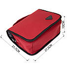 Текстильна сумка-органайзер в подорож Vintage 20658 Малинова, фото 3