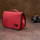 Текстильна сумка-органайзер в подорож Vintage 20658 Малинова, фото 9