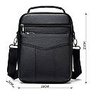 Мессенджер чоловічий шкіряний 20345 Vintage Чорний, фото 4