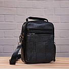 Мессенджер чоловічий шкіряний 20345 Vintage Чорний, фото 10