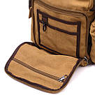 Містка текстильна сумка з чохлом для води Vintage 22210 Пісочна, фото 6