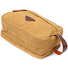 Барсетка для чоловіків на два відділення з якісного текстилю Vintage 22232 Пісочний, фото 5