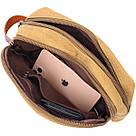 Барсетка для чоловіків на два відділення з якісного текстилю Vintage 22232 Пісочний, фото 7